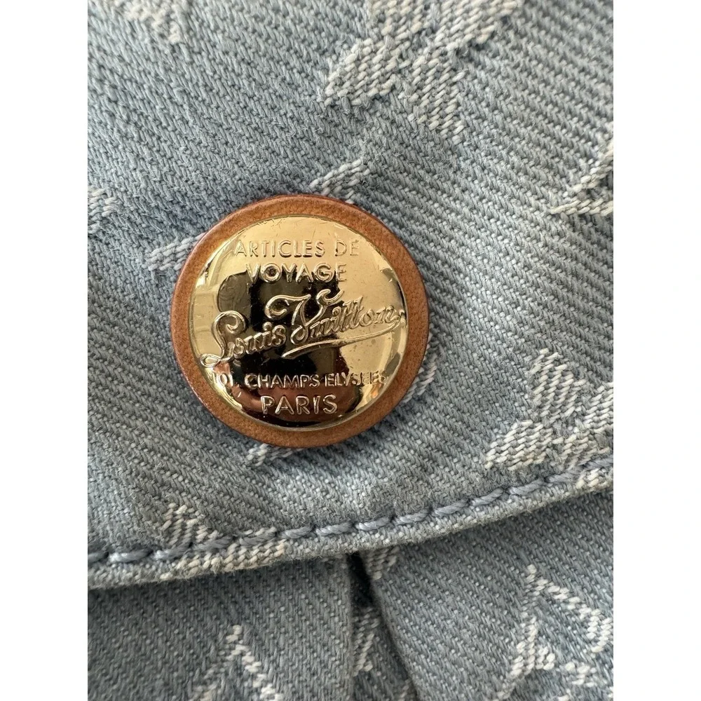 LOUIS VUITTON Louis Vuitton Monogram Denim Daily GM Shoulder Bag. Purse. Large - Picture 3 of 16